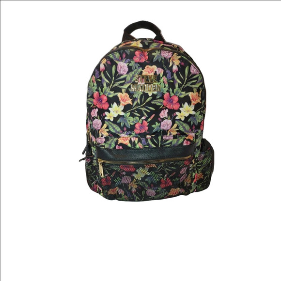 Steve Madden Floral Domed Full Size Backpack - Picture 1 of 8